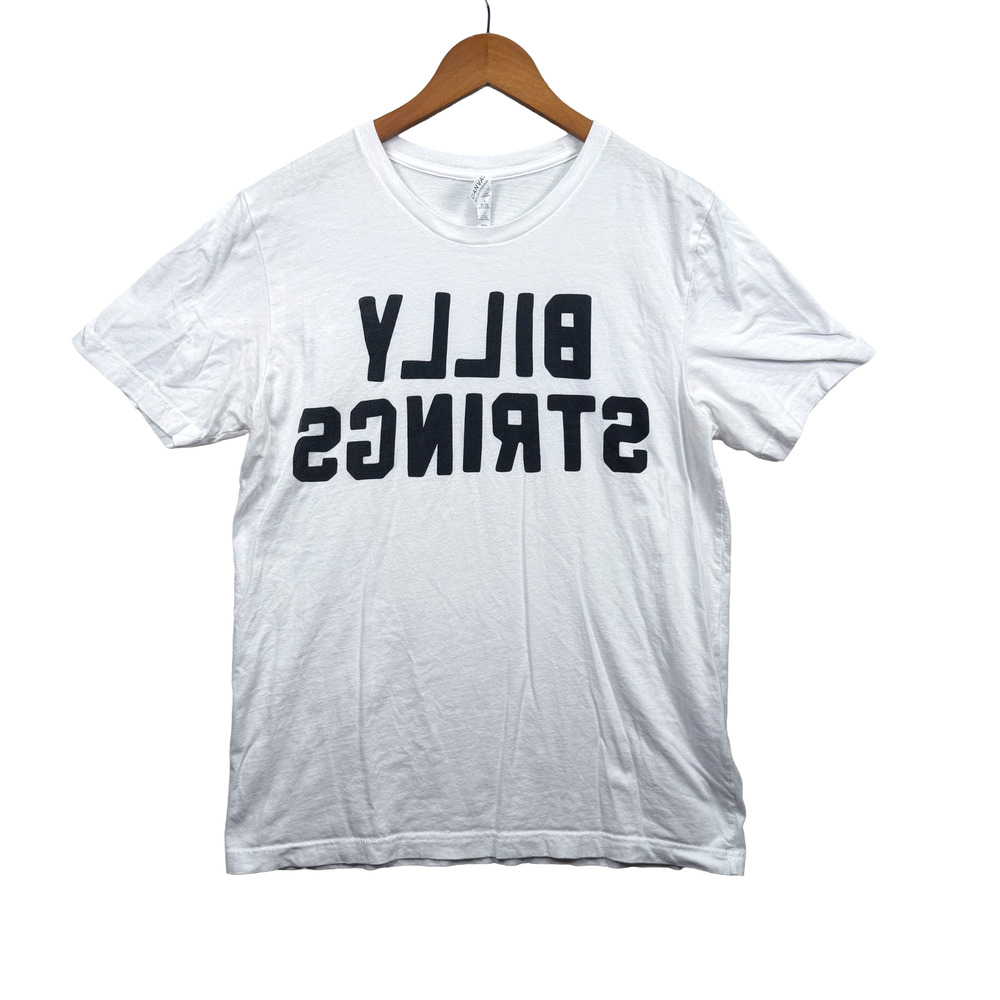 Billy Strings YLLIB SGNIRTS Tour T Shirt Imogene Willie White RARE Tee sz L